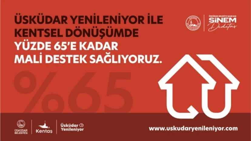 Üsküdar Belediyesi’nden evini yenileyenlere destek
