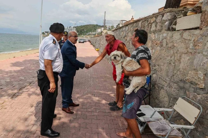 Vali Demirtaş sahil denetimlerini sürdürüyor
