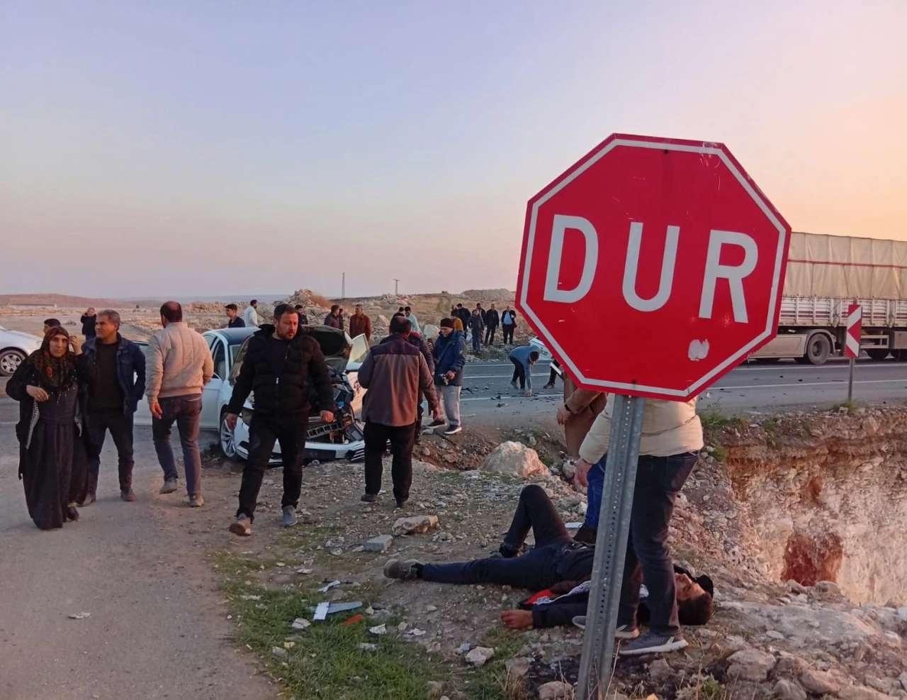 Yaralının tek isteği yolun genişletilmesi oldu
