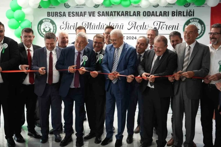 Yenilenen BESOB Sicil Müdürlüğü hizmete açıldı
