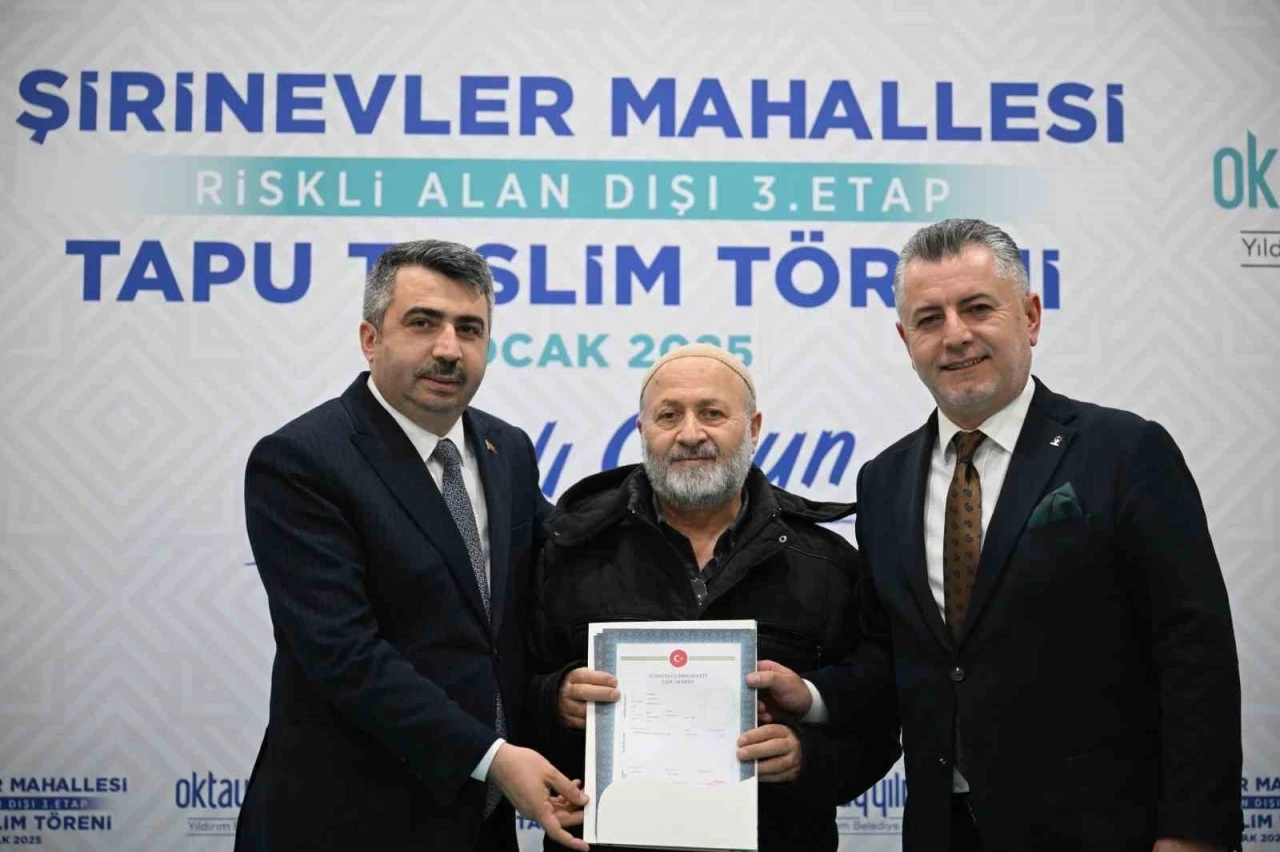 Yıldırım’da Tapu sevinci
