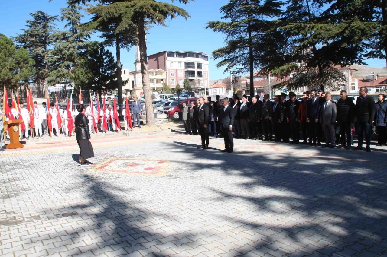 Yunak’ta Çanakkale Zaferi’nin 110. yıl dönümünde şehitler anıldı
