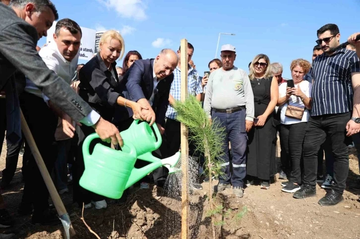 Yüreğir’de ‘Narin’ için hatıra korusu oluşturuldu
