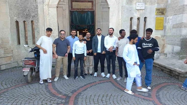 Yurt dışından Edirne’ye gelen Müslüman öğrencilerin bayram heyecanı
