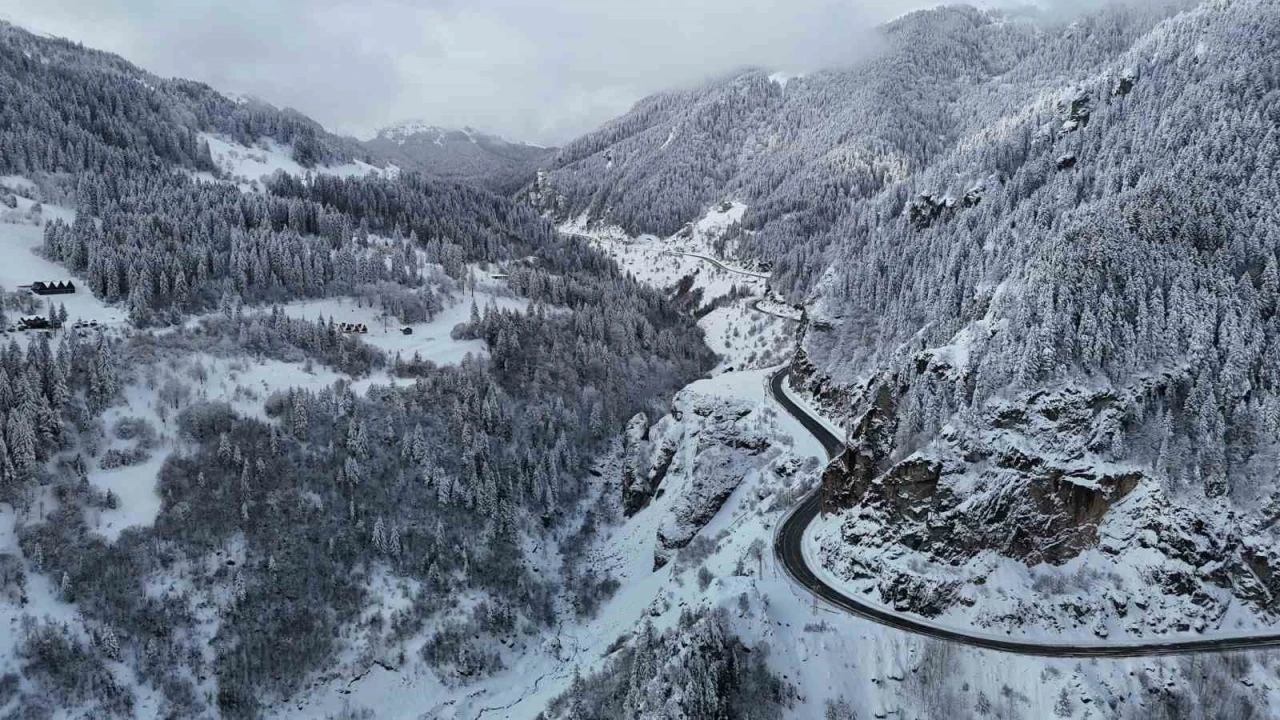 Zigana Dağı’ndan kar manzaraları
