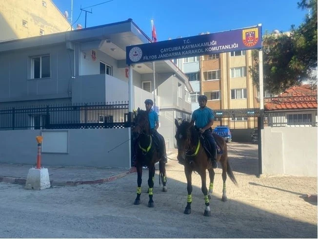 Zonguldak’ta atlı jandarma timi görevine başladı
