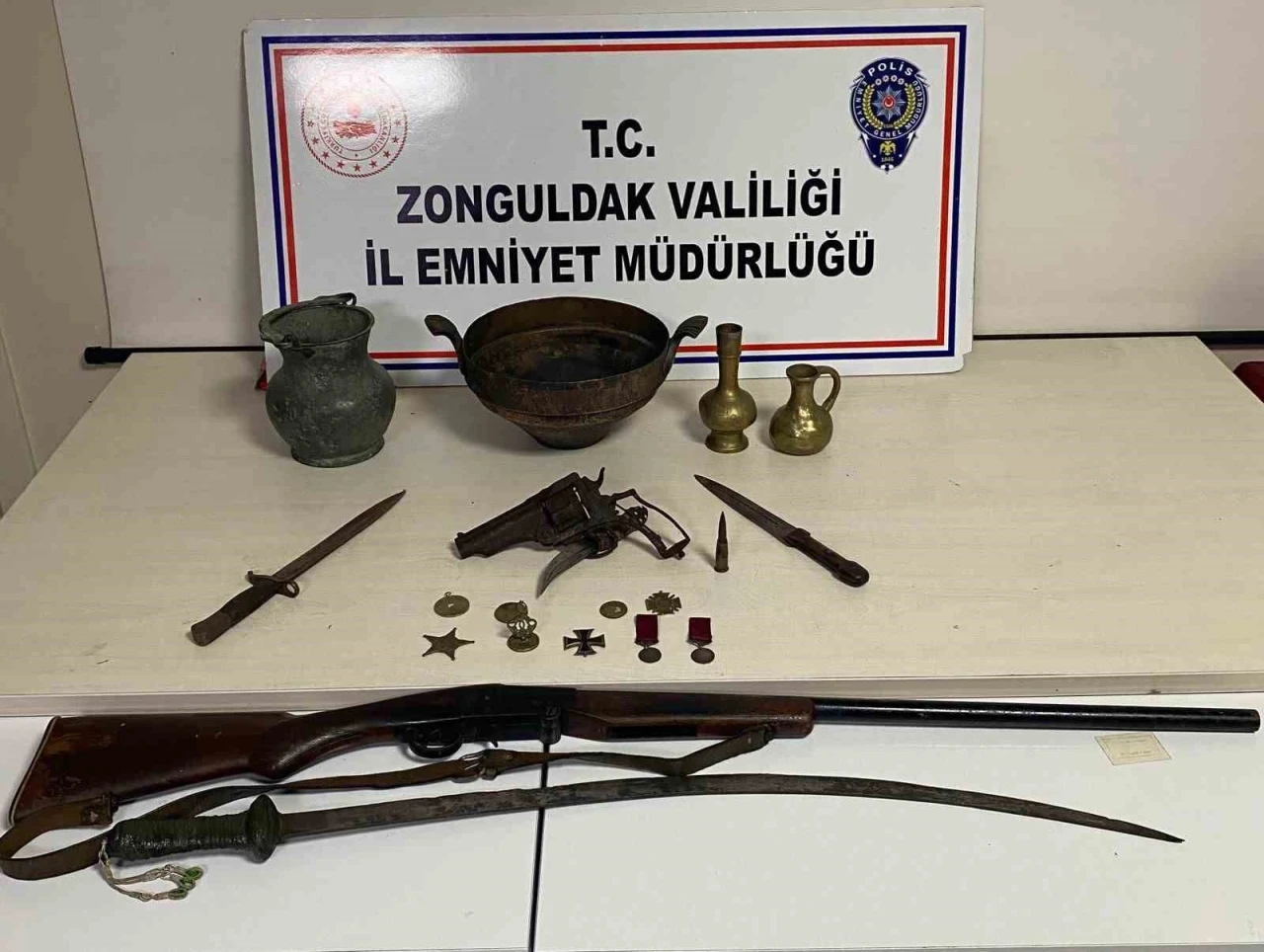 Zonguldak’ta tarihi eser kaçakçılığı operasyonu; 1 şüpheli gözaltında
