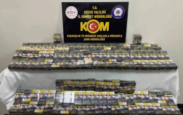 340 paket kaçak sigaraya el konuldu
