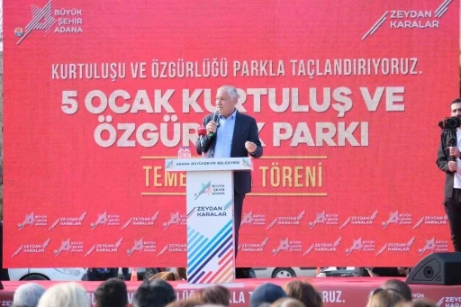 5 Ocak Kurtuluş ve Özgürlük Parkı’nın temeli atıldı
