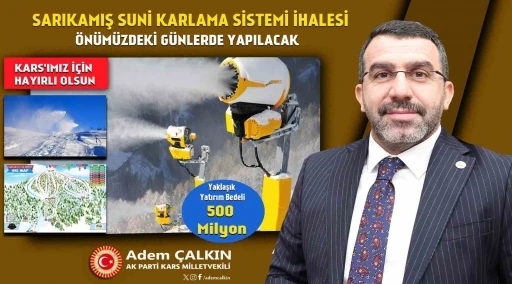 Adem Çalkın’dan Sarıkamış’a Suni Karlama Tesisi Müjdesi
