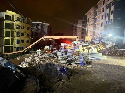 Adıyaman’da beton döküm aracı devrildi: 1 ölü
