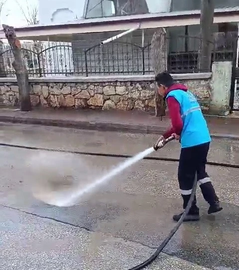 Adıyaman’da cadde ve sokaklar temizleniyor
