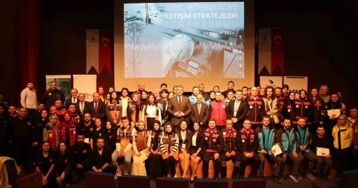 Afet, güvenlik ve iletişim stratejileri sempozyumu gerçekleştirildi
