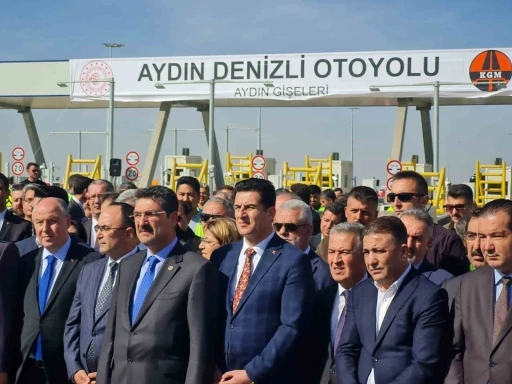 AK Parti Denizli İl Başkanı Yücel Güngör Denizli-Aydın otoyolunun açılışına katıldı
