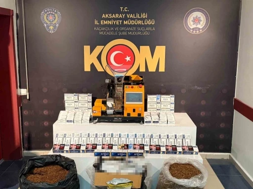 Aksaray’da 4 ayrı kaçakçılık operasyonu
