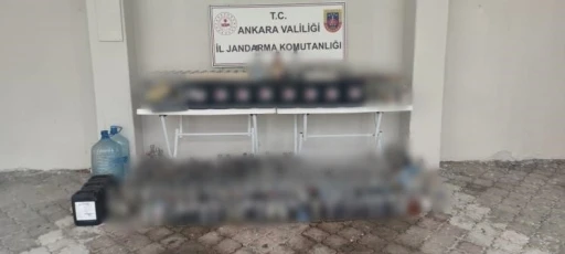 Ankara’da jandarmadan yılbaşı öncesi sahte alkol operasyonu
