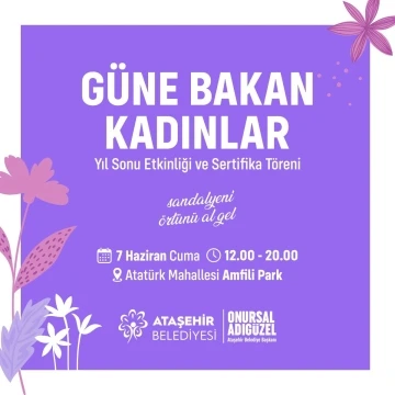 Ataşehir Belediyesi’nin ‘Güne Bakan Kadınlar’ sergisi el emeği göz nuru eserlerle dolu
