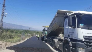 Aydın Büyükşehir Belediyesi Haydere yolunu yeniliyor
