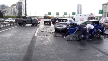 Bağcılar’da zincirleme kaza: 1 ölü, 5 yaralı
