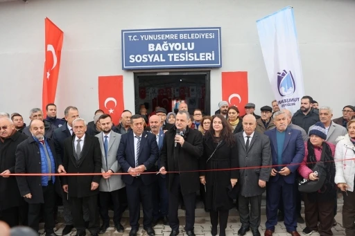 Bağyolu Sosyal Tesisi hizmete açıldı
