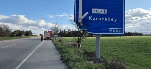 Balıkesir-Bandırma yolunda trafik kazası: 1 yaralı
