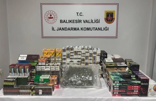 Balıkesir Jandarmasından kaçakçılık ve organize suç operasyonu
