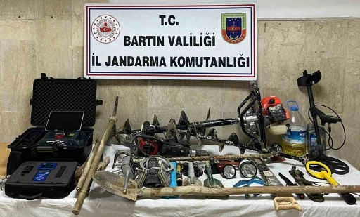 Bartın’da define avcıları suçüstü yakalandı
