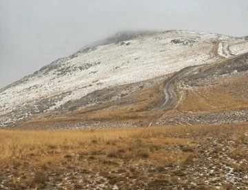 Başkale’de mevsimin ilk karı yağdı
