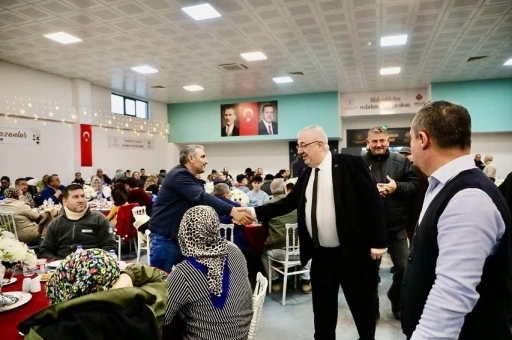 Başkan Mehmet Ertaş, Tuzcumurat Mahalle evi’nde vatandaşlarla iftarda buluştu
