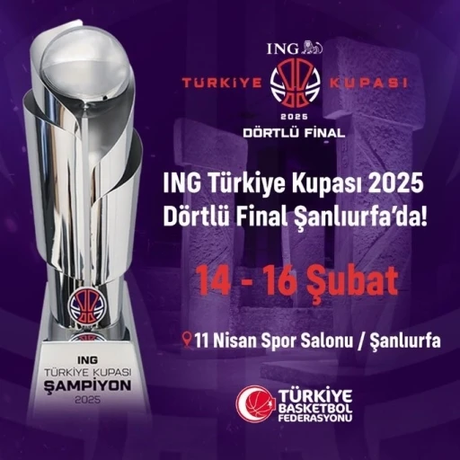 Basketbol Erkekler Türkiye Kupası Dörtlü Finali, Şanlıurfa’da oynanacak
