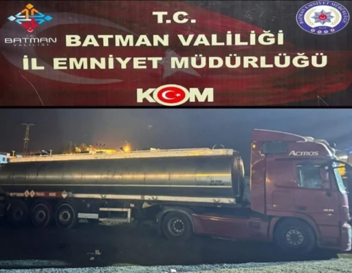 Batman’da 22 ton kaçak akaryakıt ele geçirildi
