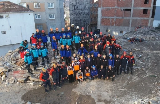 Bayburt AFAD Tokat’taki tatbikatta yer aldı
