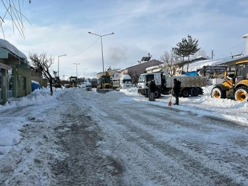 Bayburt’un Demirözü ve Aydıntepe ilçelerinde kar temizliği yapılıyor
