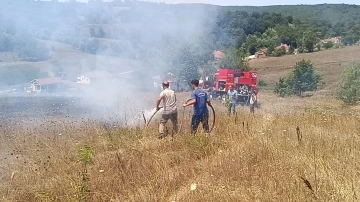 Bilecik’te çıkan ot yangınında 1 kişi hastanelik oldu
