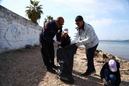 Bodrum’da deniz çöpleri kayıt altına alındı
