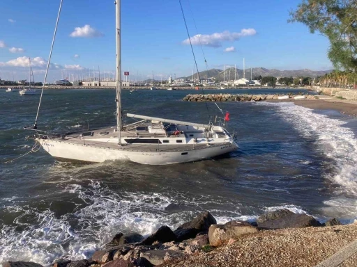 Bodrum’da fırtına devam ediyor
