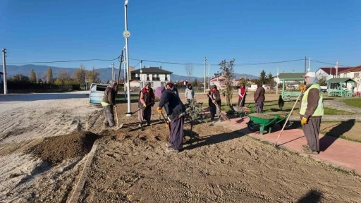 Bolu’da parklara kadın eli değdi
