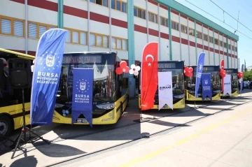 Bursa Büyükşehir’in ulaşım filosu büyüyor
