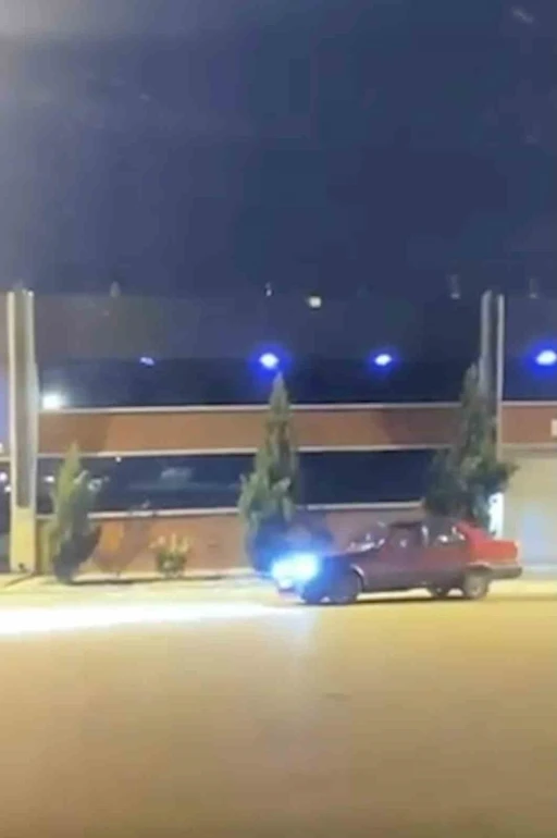 Cadde ortasında drift attı, cezası ağır oldu
