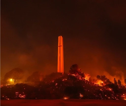 California’da orman yangınında 4 bin 37 dönümlük alan kül oldu
