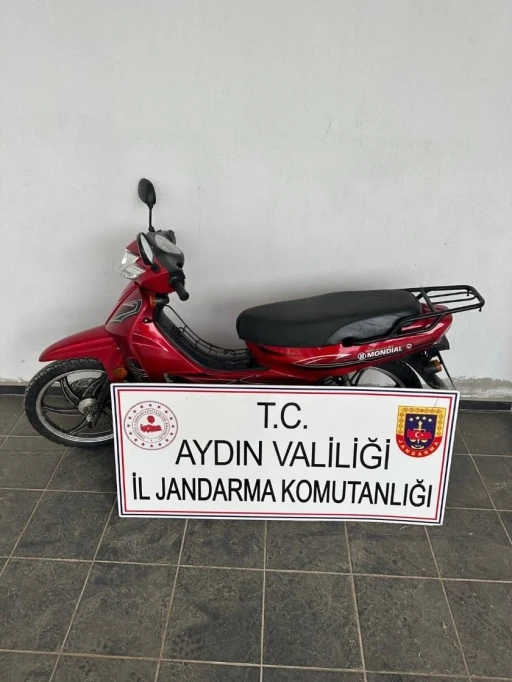 Çalınan motosikleti jandarma ekipleri buldu
