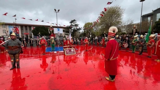 Çanakkale Deniz Zaferi’nin 110. yıl dönümü kutlamalarında mehteran gösterisi
