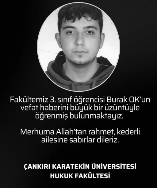 Çankırı’da 23 yaşındaki üniversite öğrencisi evinde ölü bulundu
