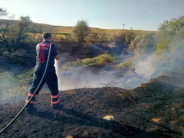 Çankırı’da arazi yangını
