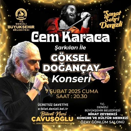 Cem Karaca Denizli’de şarkılarıyla anılacak
