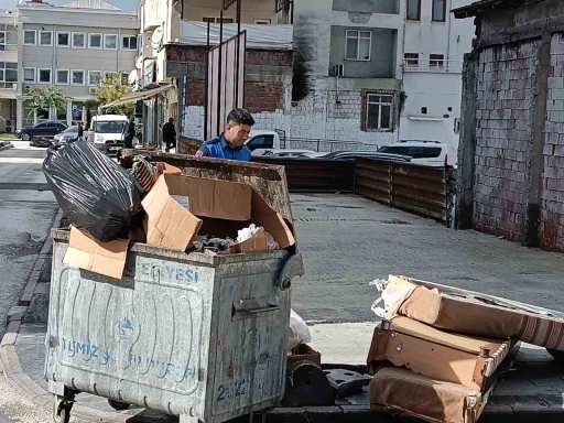 Çevreyi kirleten şahıs kameralardan tespit edildi
