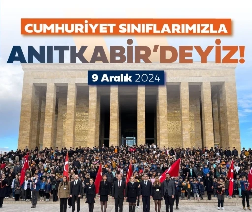 Cumhuriyet sınıfları Anıtkabir’i ziyaret etti
