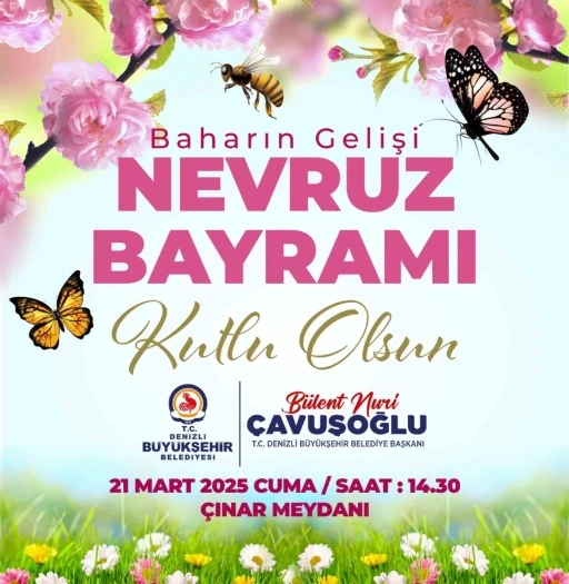 Denizli Büyükşehir Belediyesinden Nevruz kutlaması
