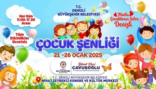 Denizli Büyükşehirden çocuklara şenlik müjdesi
