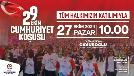 Denizli’de Cumhuriyet Koşusu heyecanı
